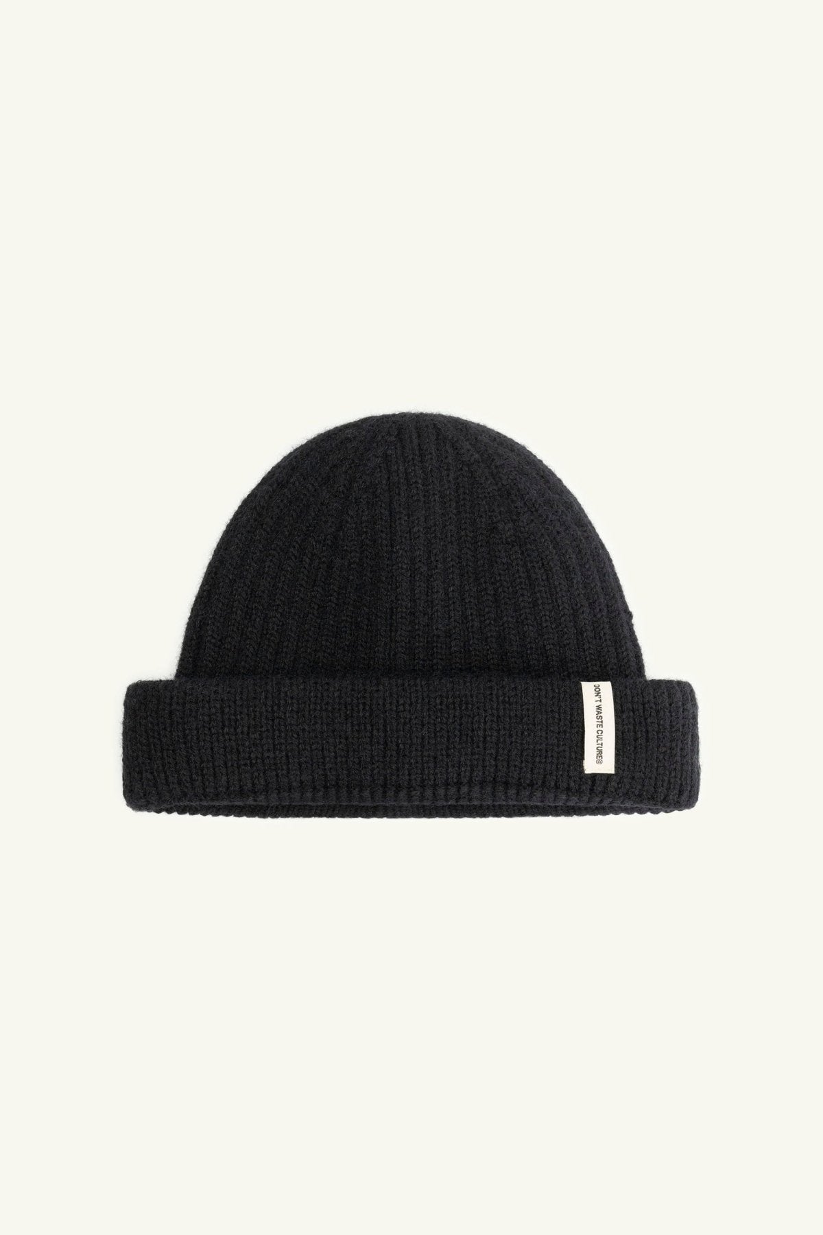 Fisherman beanie | Black - Accessories Don't Waste Culture