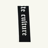 Jacquard scarf | Black - Accessories Don't Waste Culture
