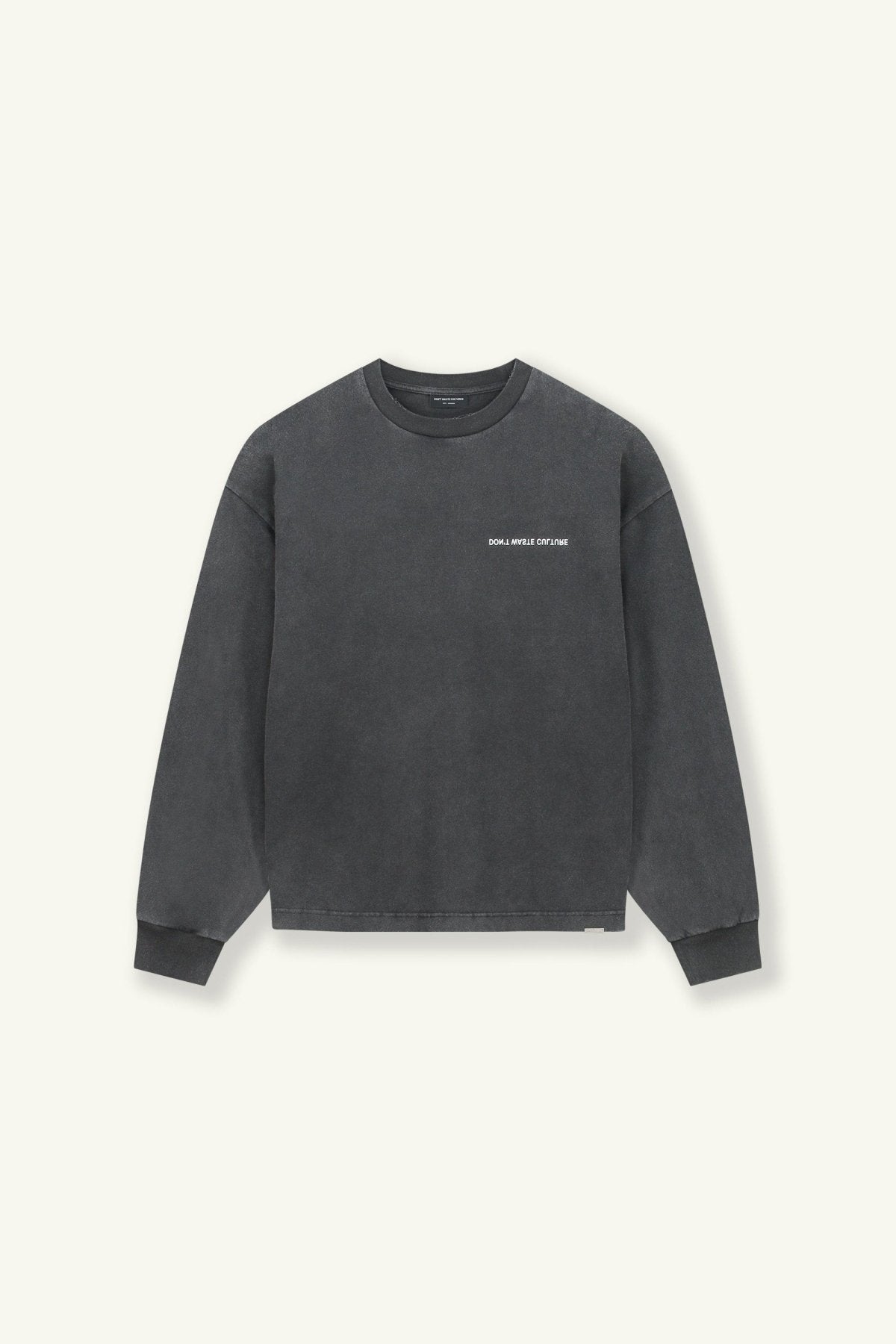 Zaba | Washed Black - Longsleeves Don't Waste Culture