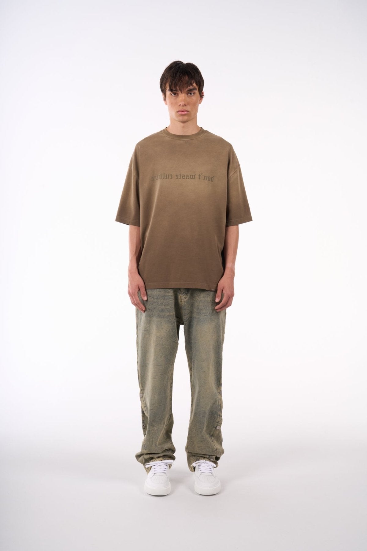 Valentio | Khaki - T-shirts Don't Waste Culture