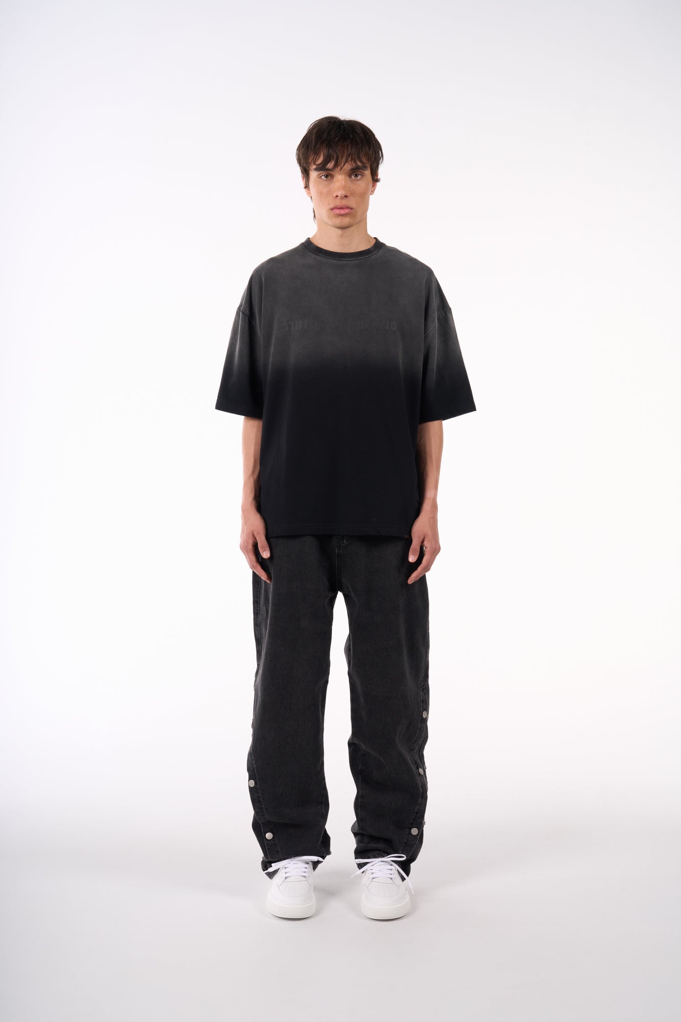 Valentio | Washed Black - T-shirts Don't Waste Culture