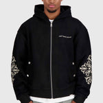 Rhegan | Black - Zipper Hoodies Don't Waste Culture