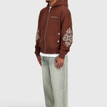 Rhegan | Brown Khaki - Zipper Hoodies Don't Waste Culture