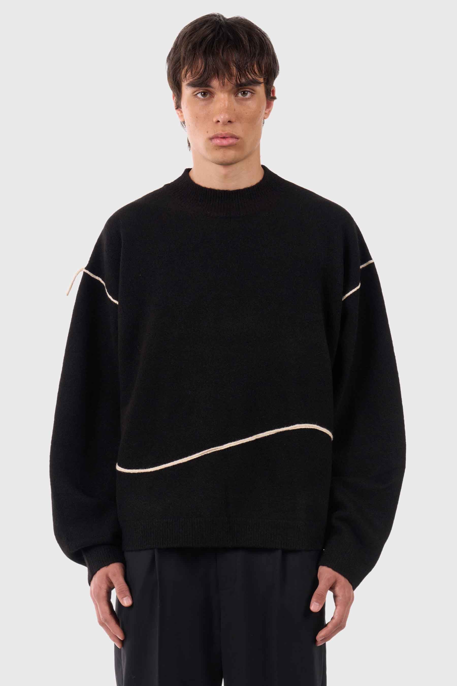 Tatu | Black - Knitwear Don't Waste Culture