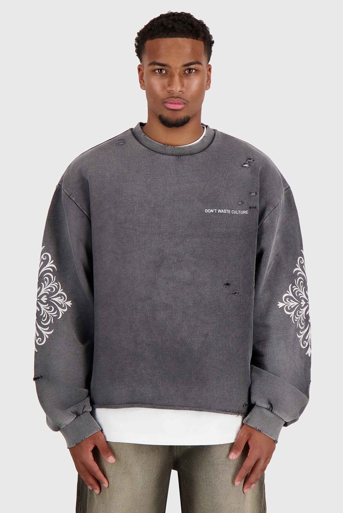 Urwen | Washed Black - Sweaters Don't Waste Culture