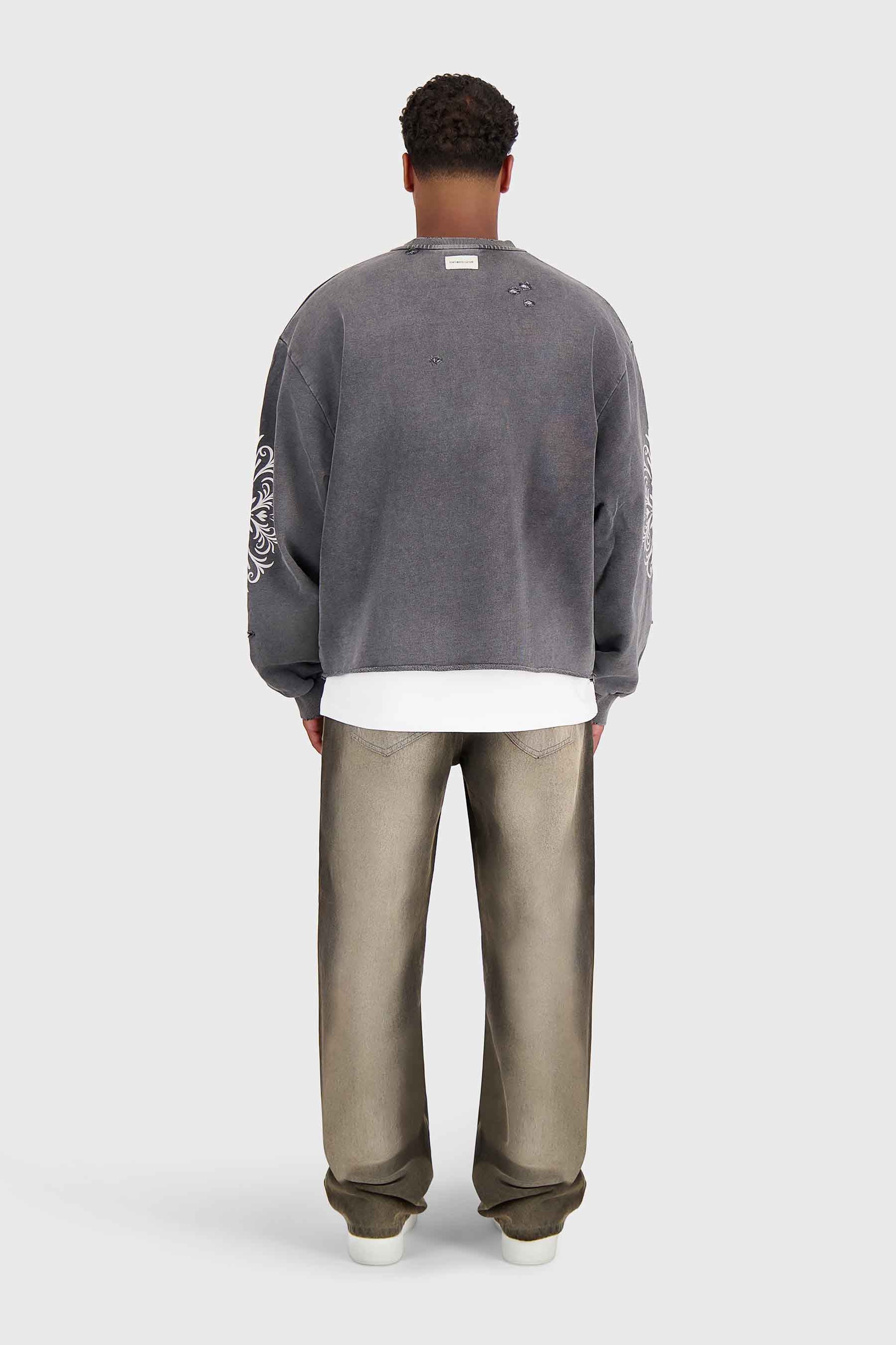 Urwen | Washed Black - Sweaters Don't Waste Culture