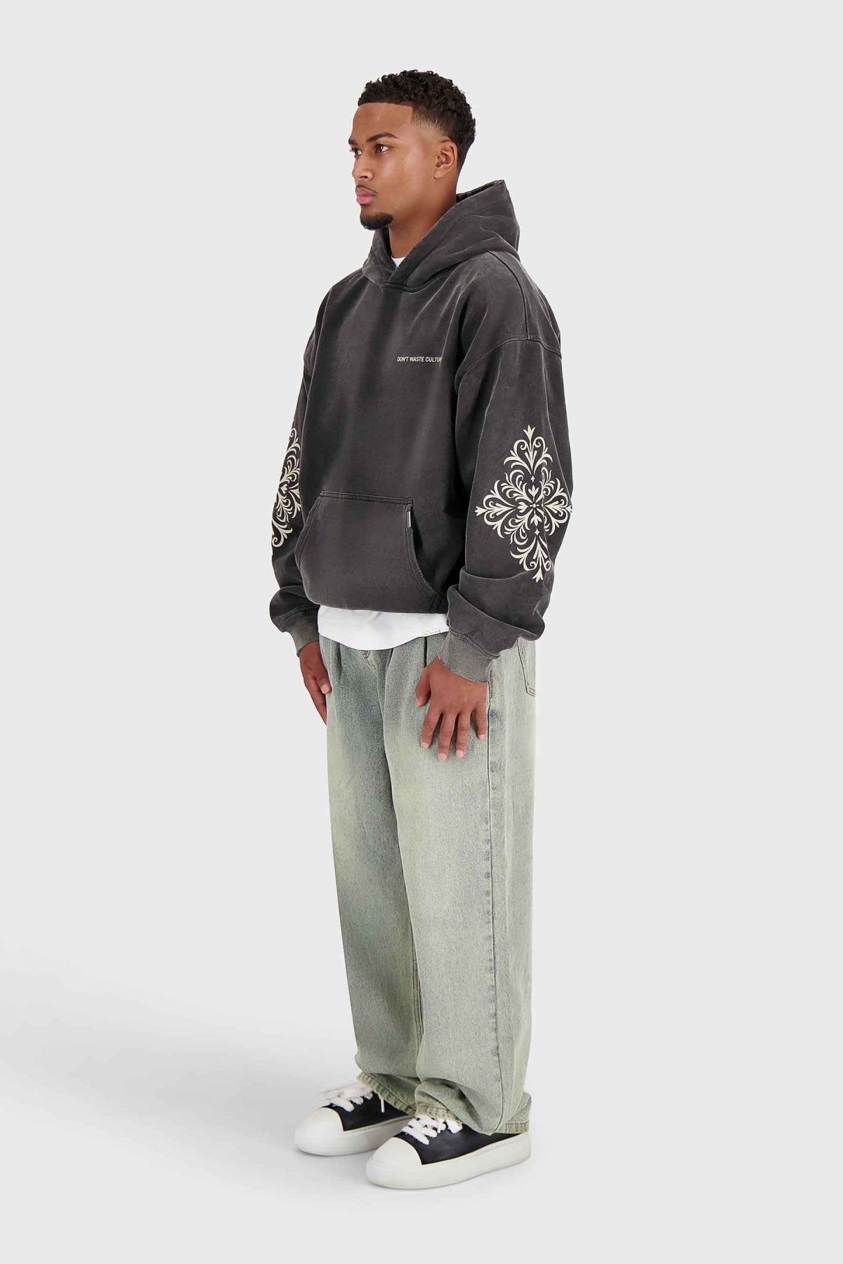 Yulani | Washed Black - Hoodies Don't Waste Culture