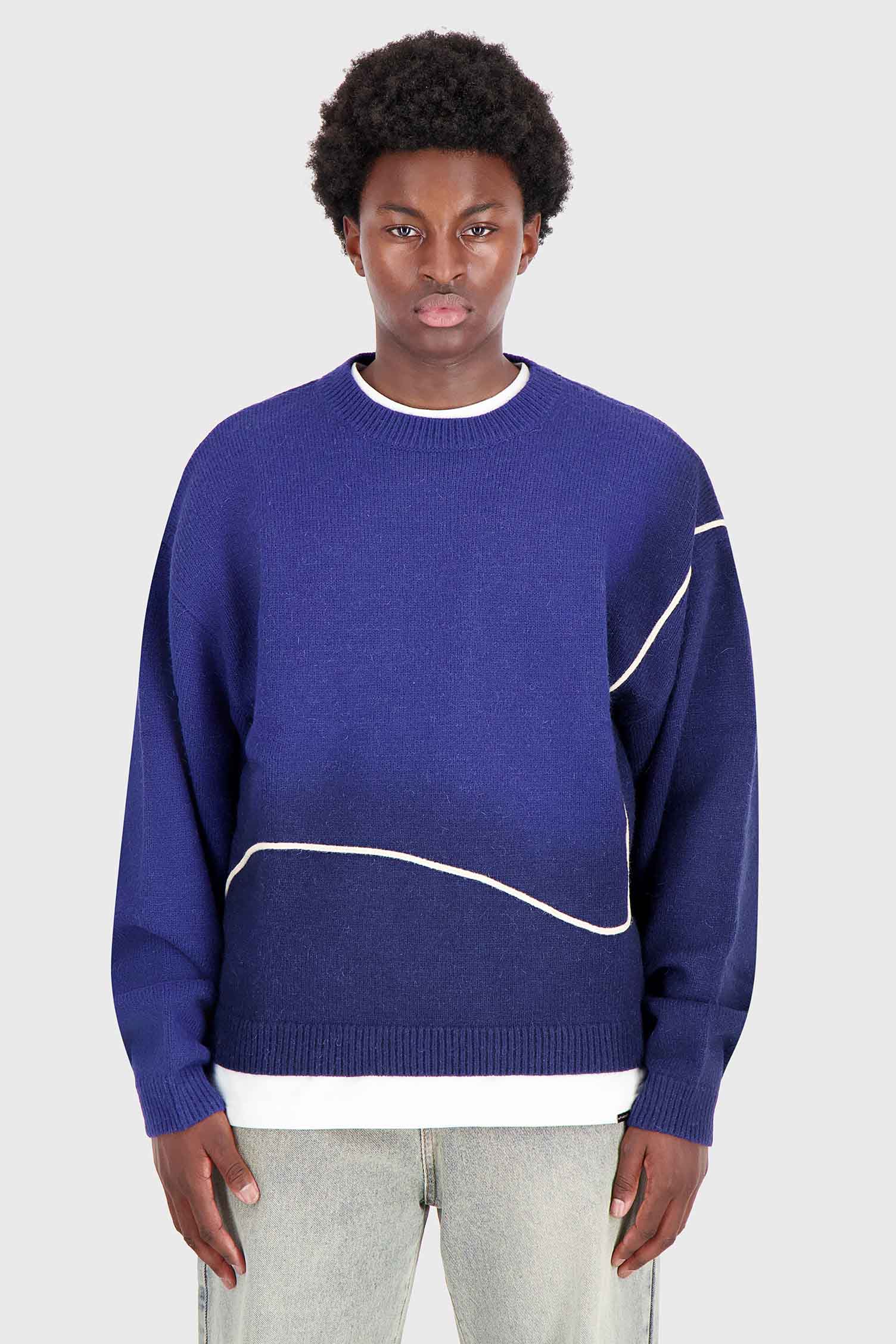 Leocadia | Navy Blue - Knitwear Don't Waste Culture