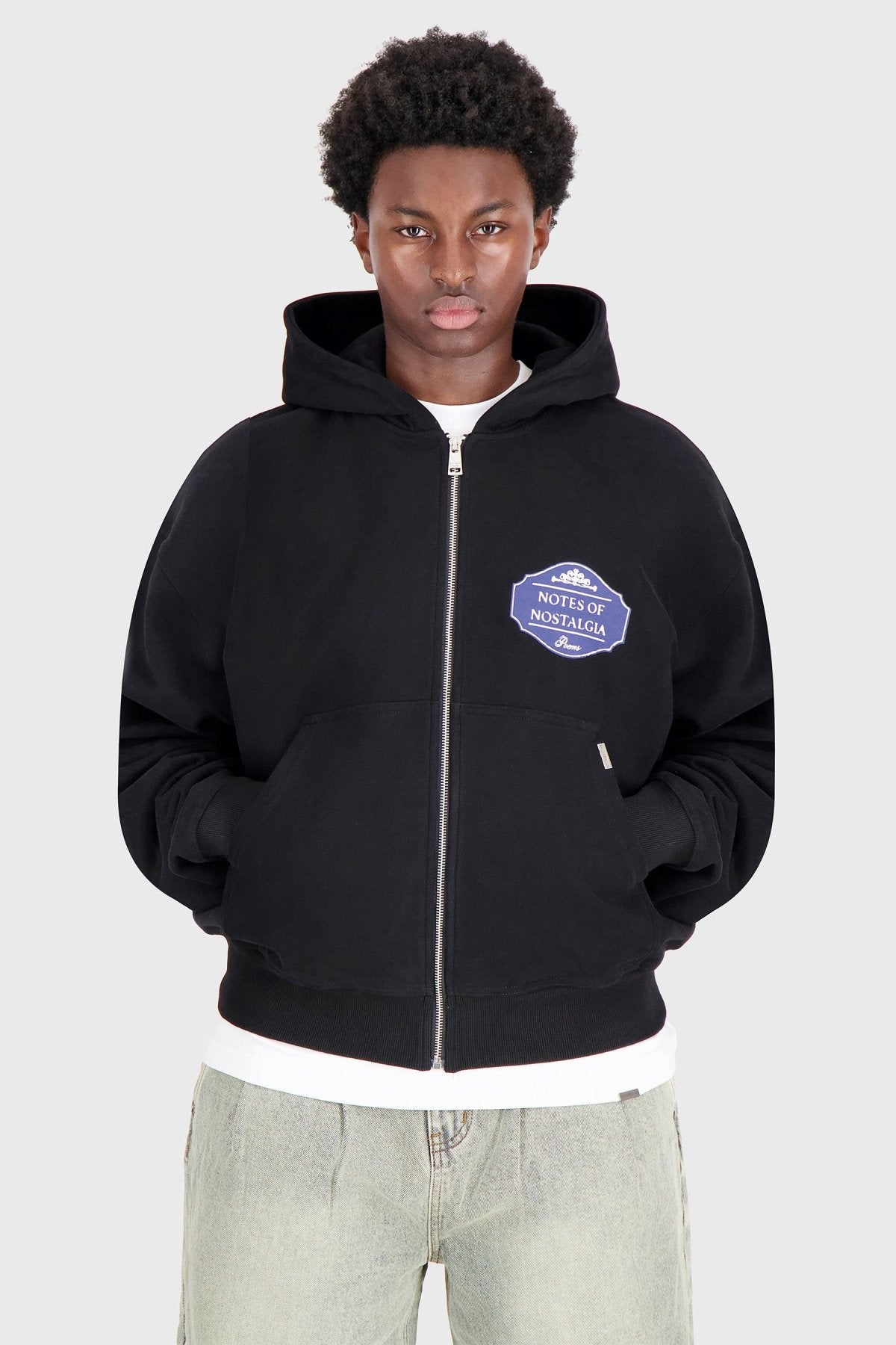 Ulric | Black - Zipper Hoodies Don't Waste Culture