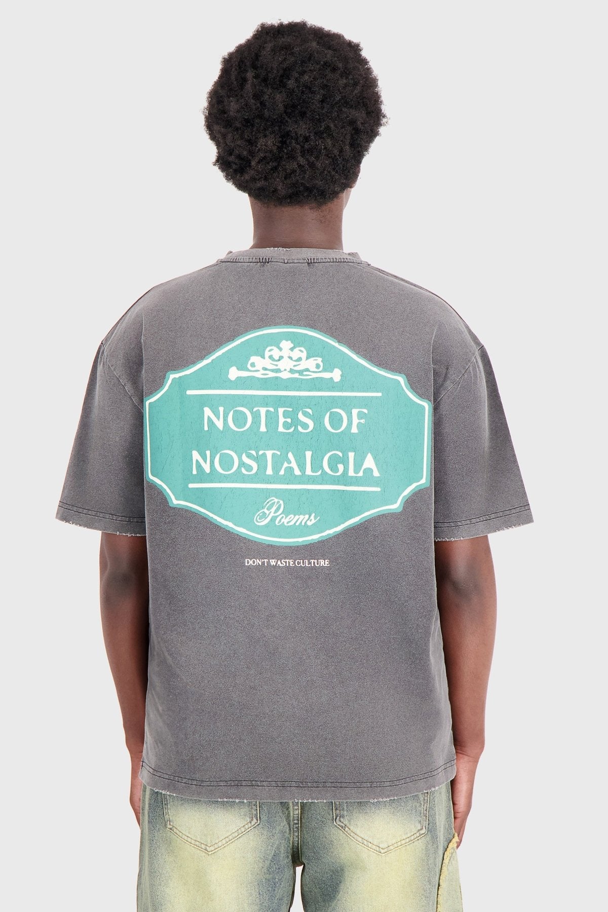 Xandor | Washed Black - T-shirts Don't Waste Culture