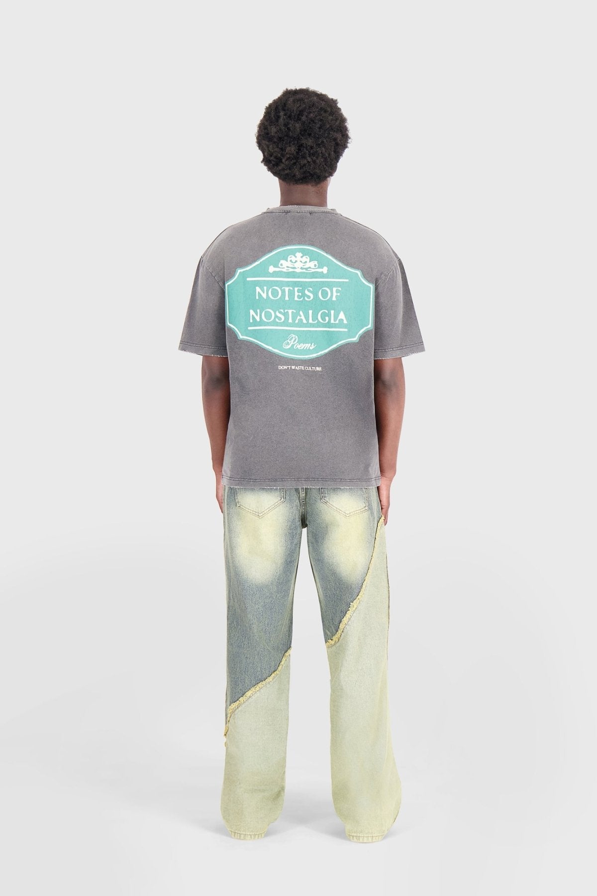 Xandor | Washed Black - T-shirts Don't Waste Culture