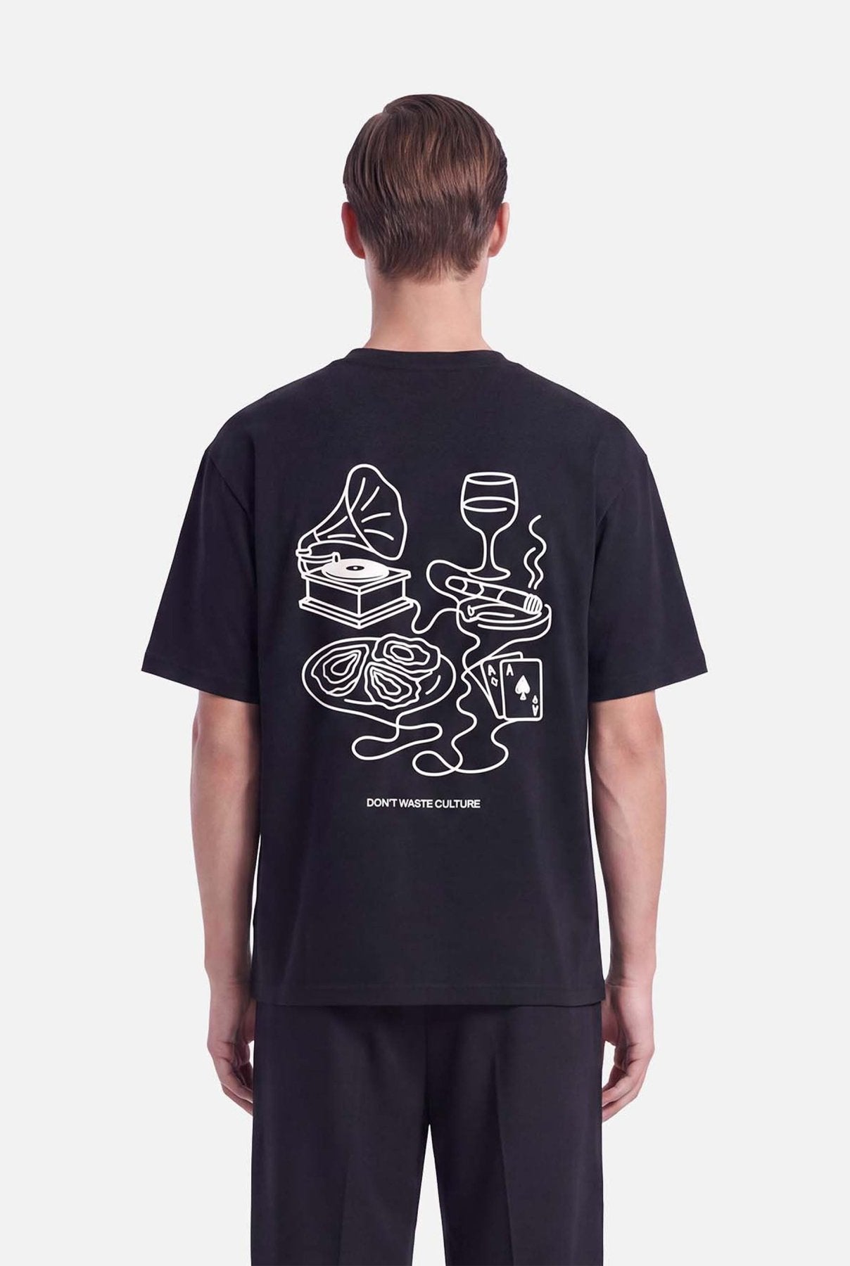 Etta T-shirt | Black - Early access Don't Waste Culture