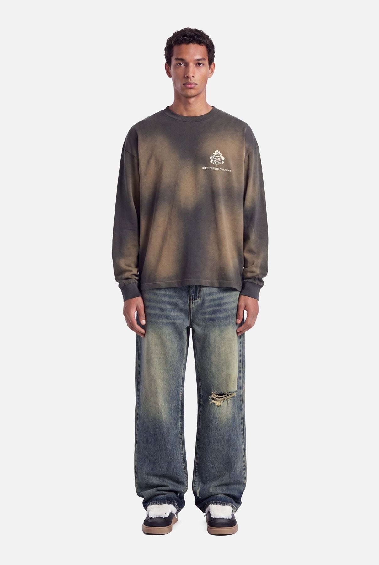 Fade Longsleeve | Faded Grey - Longsleeves Don't Waste Culture
