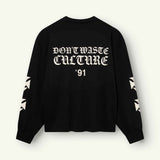 Fina Longsleeve | Black - Early access Don't Waste Culture