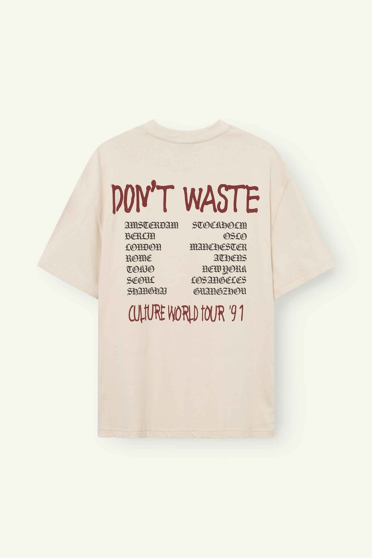 Jovi T-shirt | Beige - T-shirts Don't Waste Culture