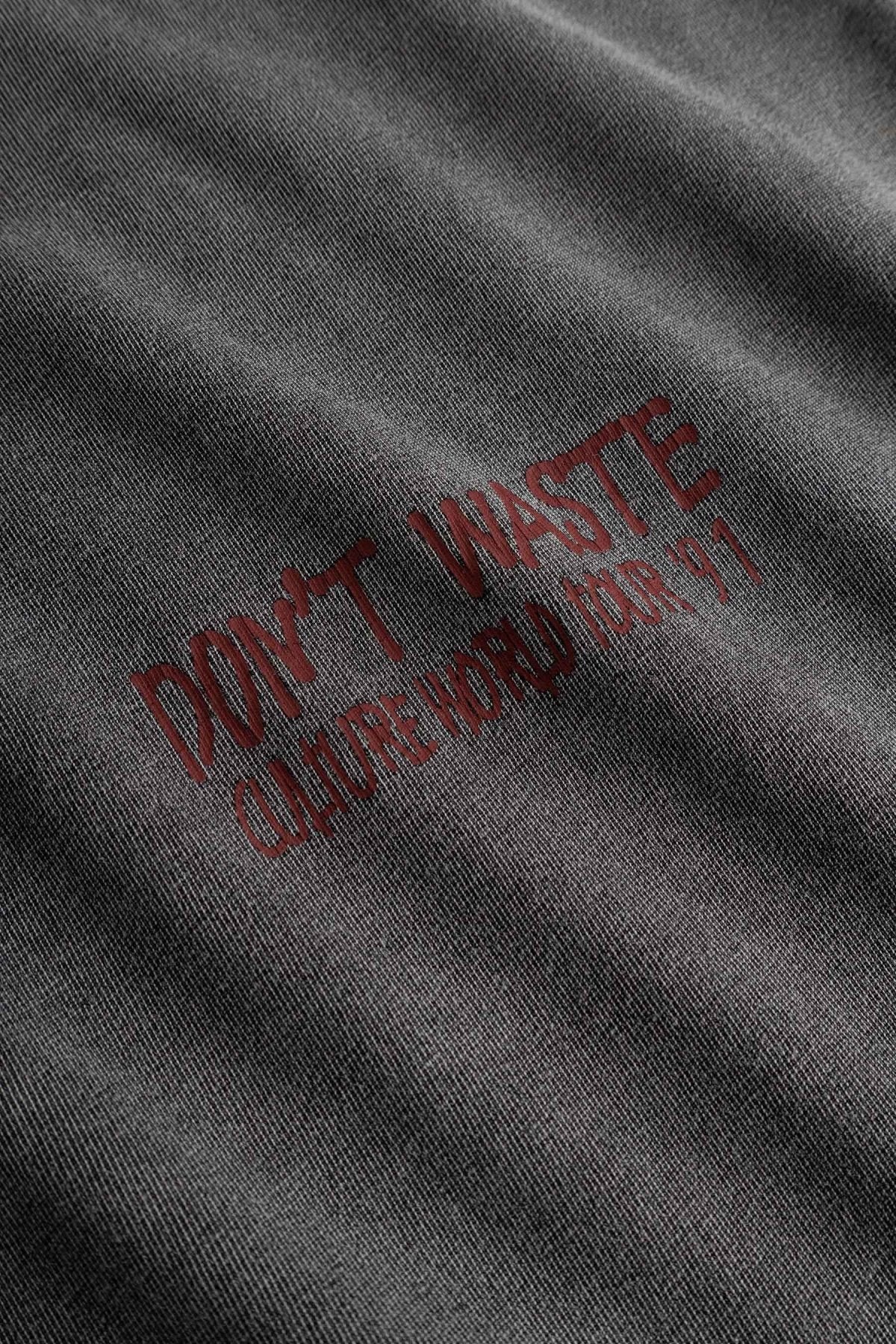 Jovi T-shirt | Washed Black - T-shirts Don't Waste Culture