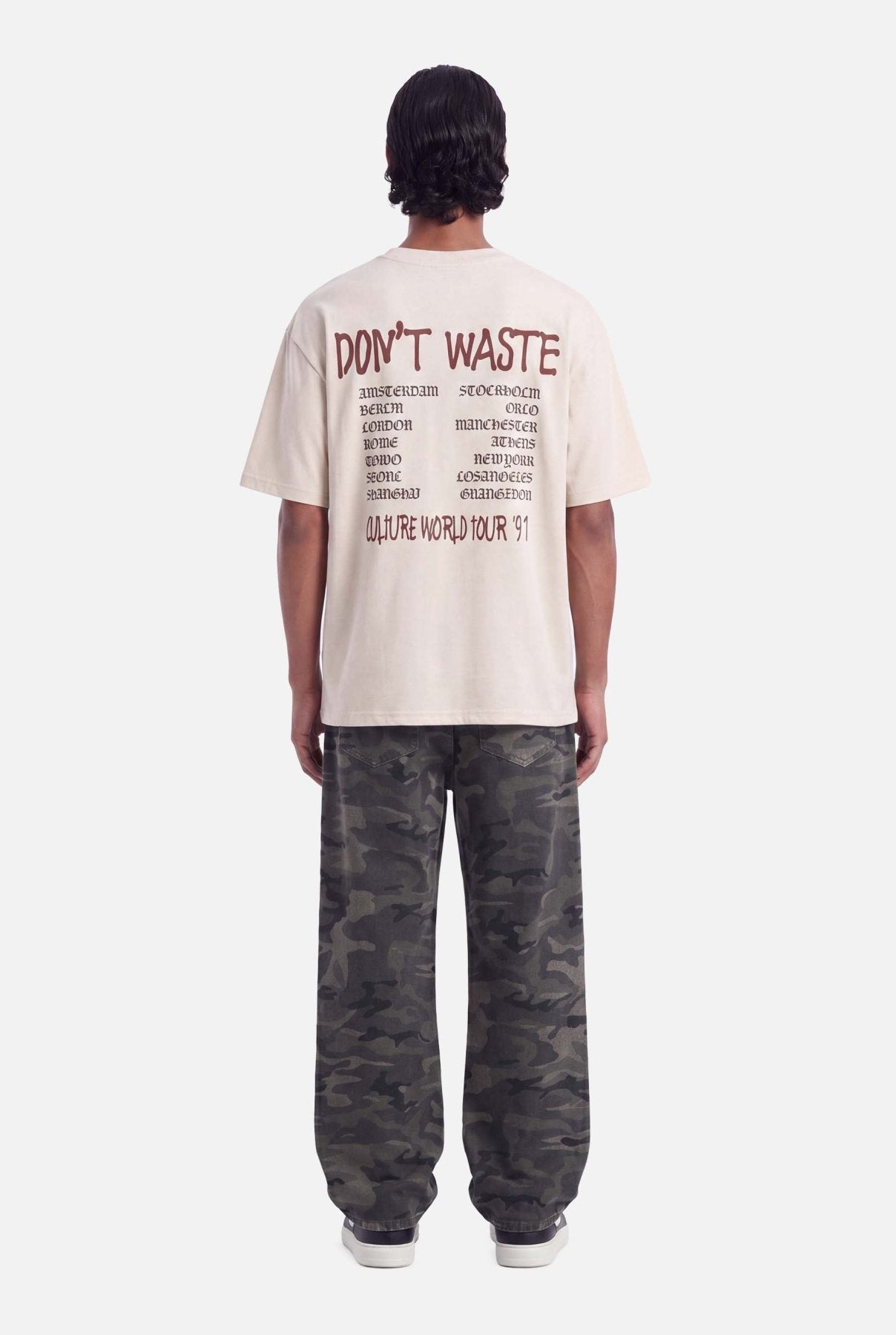 Jovi T-shirt | Beige - T-shirts Don't Waste Culture