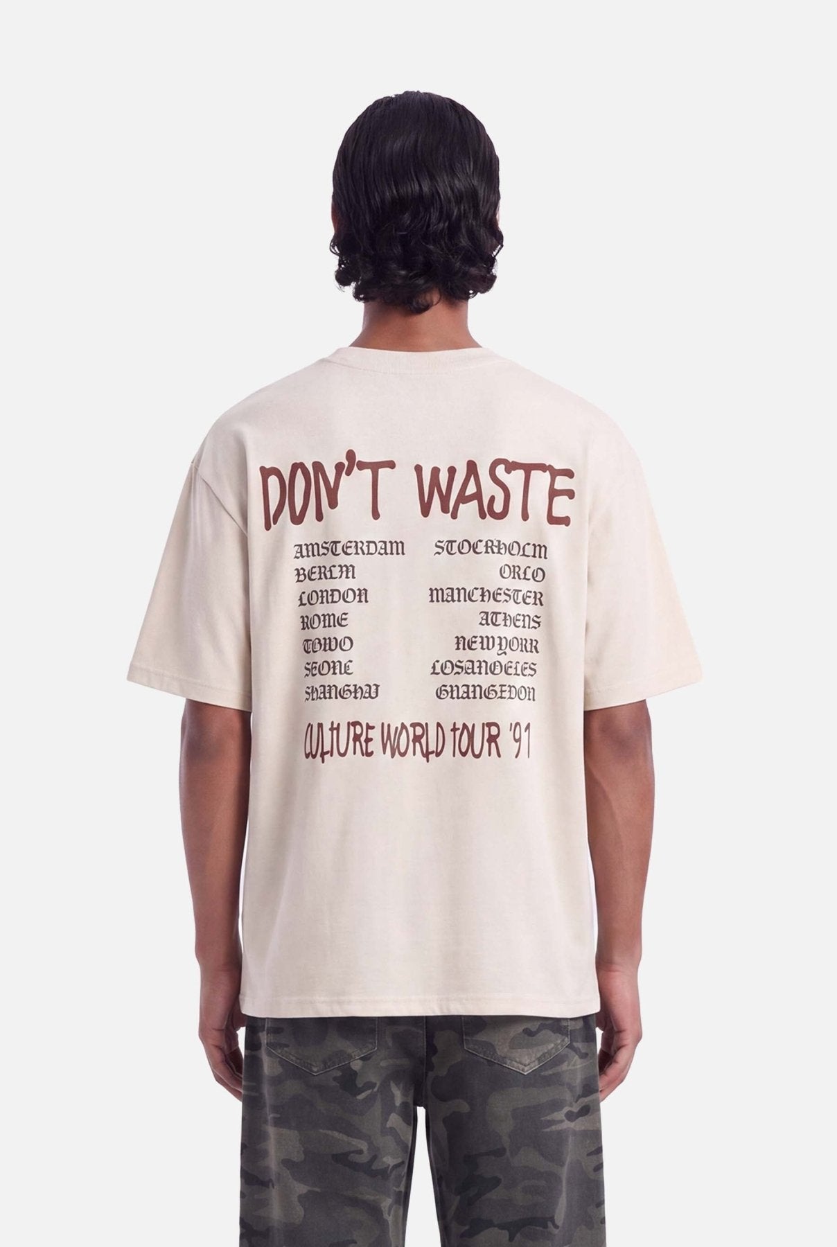 Jovi T-shirt | Beige - T-shirts Don't Waste Culture