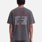 Jovi T-shirt | Washed Black - T-shirts Don't Waste Culture