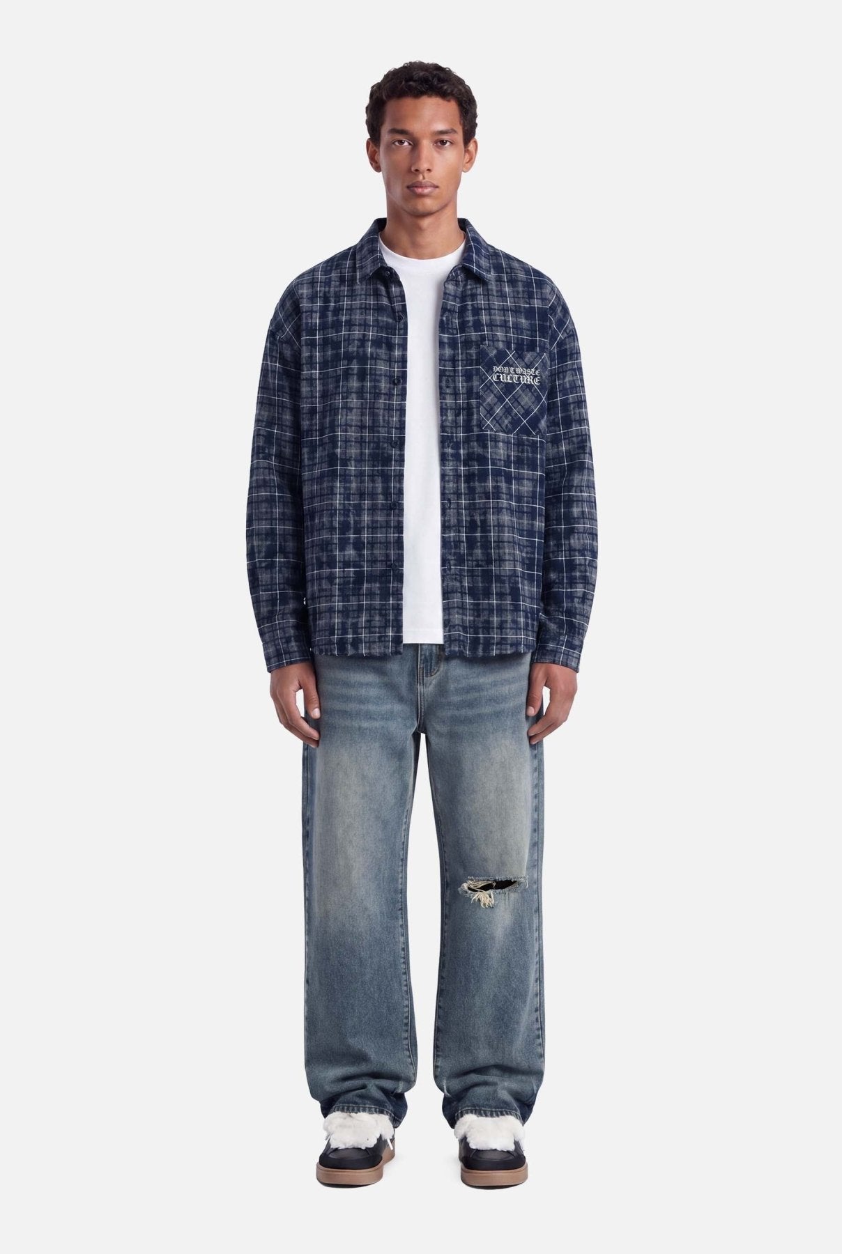 Levi Overshirt | Blue - Shirts Don't Waste Culture