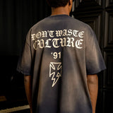 Thunder T-shirt | Faded navy