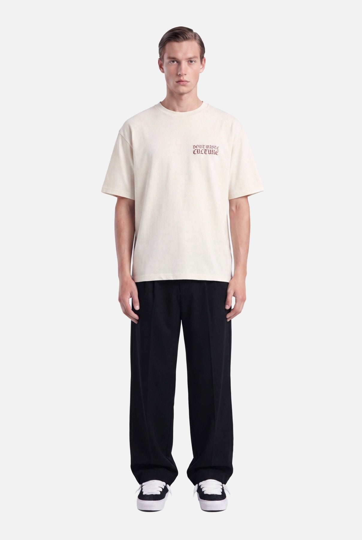 Yula T-shirt | Cream - Early access Don't Waste Culture