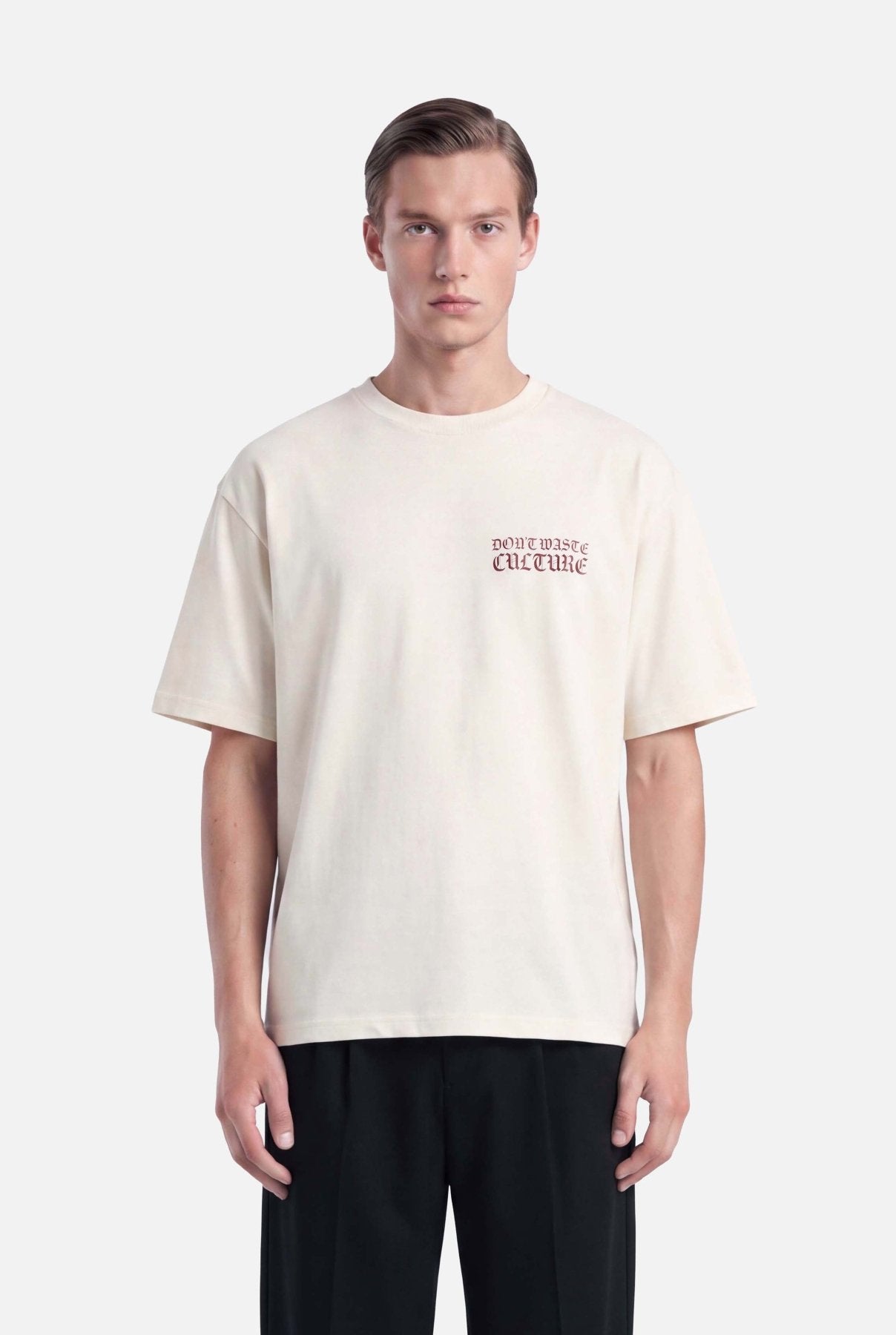 Yula T-shirt | Cream - Early access Don't Waste Culture