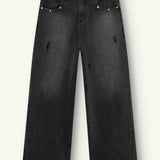 Nova Stud Jeans | Washed Black - Early access Don't Waste Culture