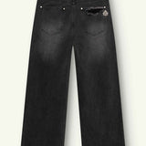 Nova Stud Jeans | Washed Black - Early access Don't Waste Culture