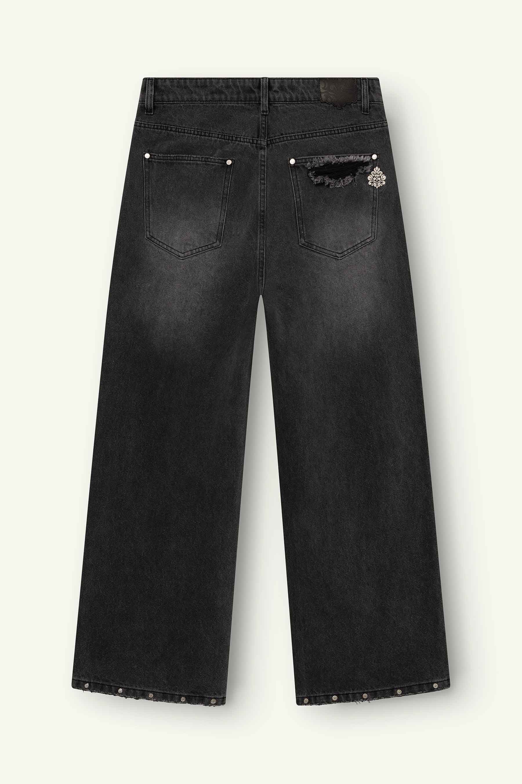 Nova Stud Jeans | Washed Black - Early access Don't Waste Culture