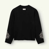 Ona Cutoff Sweater | Black