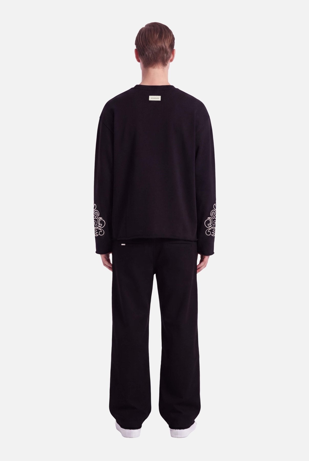 Ona Cutoff Sweater | Black - Early access Don't Waste Culture