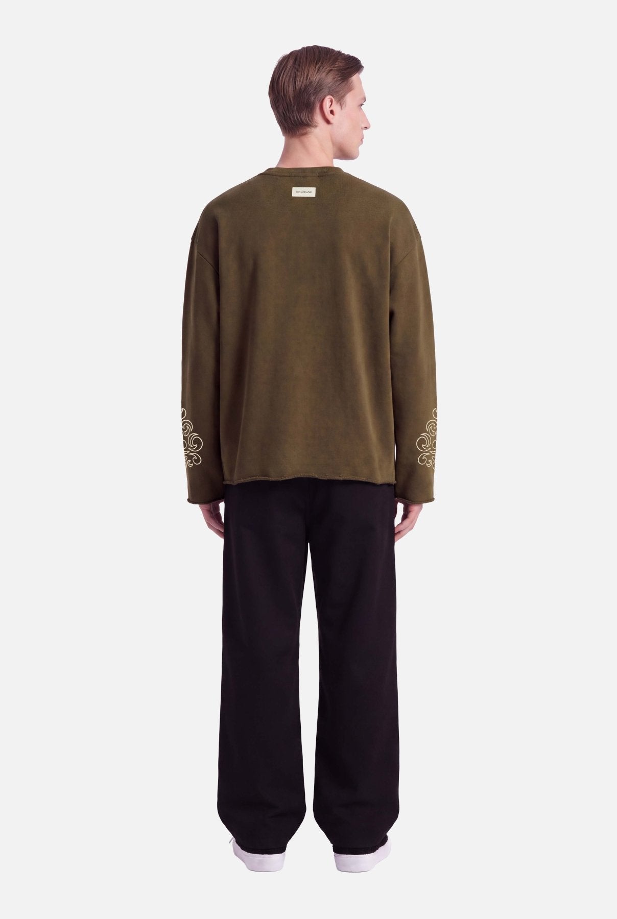 Ona Cutoff Sweater | Washed Grey - Early access Don't Waste Culture