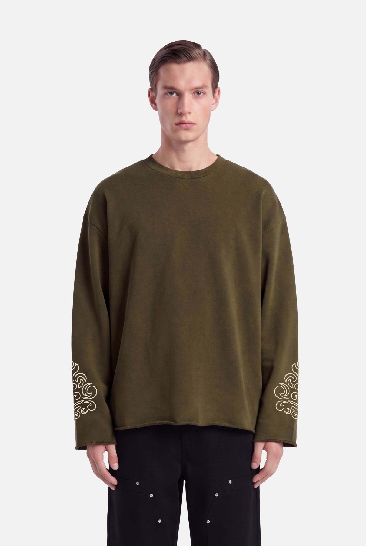 Ona Cutoff Sweater | Washed Grey - Early access Don't Waste Culture