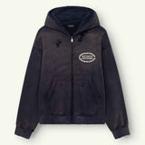Savy Zipper Hoodie | Washed Blue - Early access Don't Waste Culture