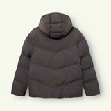 Sora Puffer Jacket | Green Grey