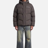 Sora Puffer Jacket | Green Grey