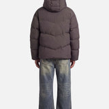 Sora Puffer Jacket | Green Grey