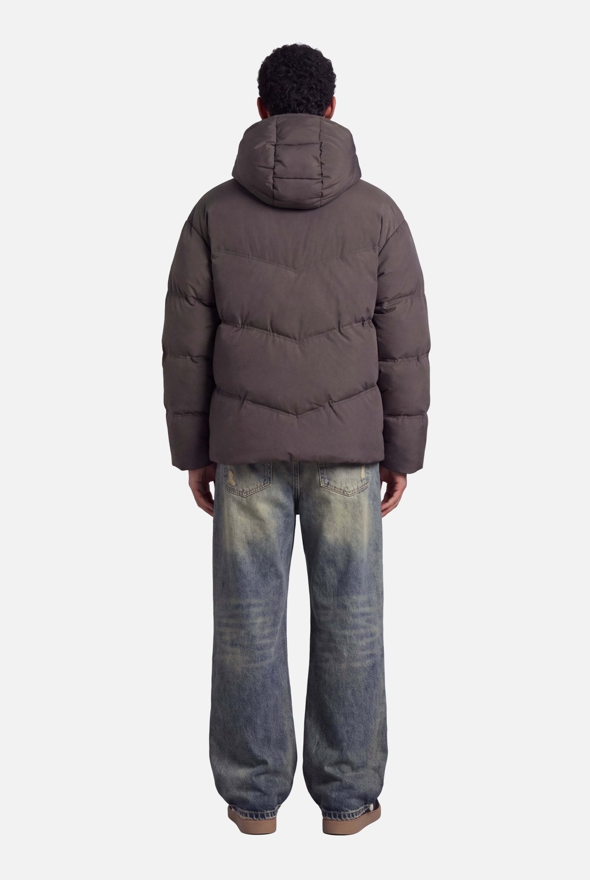 Sora Puffer Jacket | Green Grey - Early access Don't Waste Culture