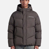 Sora Puffer Jacket | Green Grey