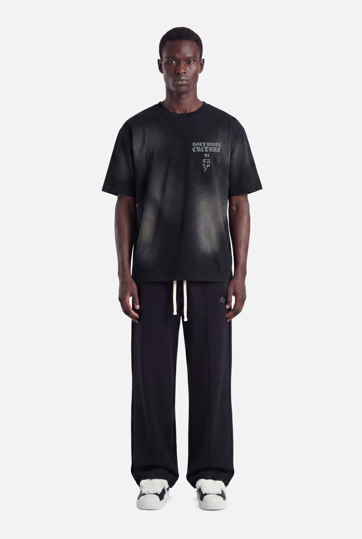 Thunder T-shirt | Faded Black - T-shirts Don't Waste Culture