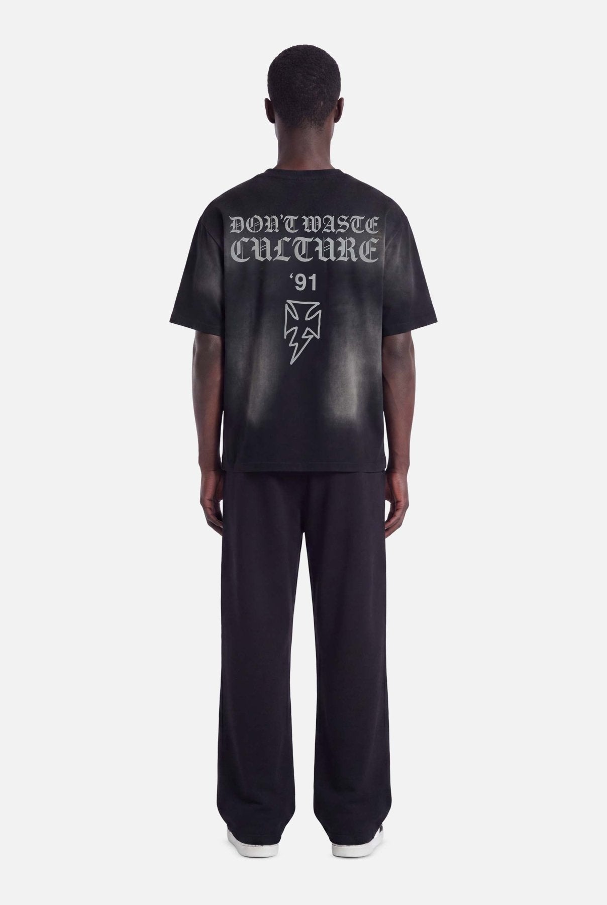 Thunder T-shirt | Faded Black - T-shirts Don't Waste Culture