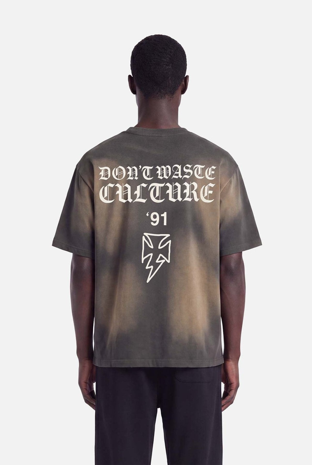 Thunder T-shirt | Faded Grey - T-shirts Don't Waste Culture