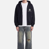 Uno Zip Hoodie | Black