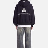 Uno Zip Hoodie | Black