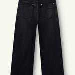 Vela Coated Jeans | Black - Early access Don't Waste Culture