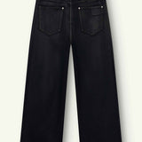 Vela Coated Jeans | Black - Early access Don't Waste Culture