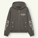 Velo Zipper Hoodie | Grey