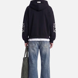 Velo Zipper Hoodie | Black