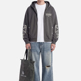 Velo Zipper Hoodie | Grey